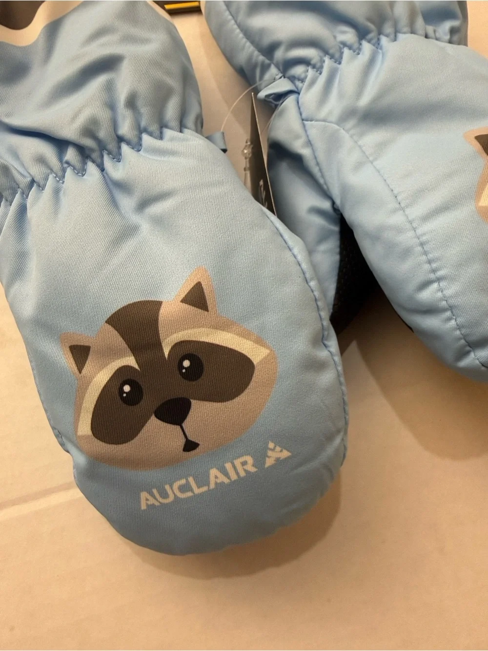 NWT Auclair Kids Mittens Gloves Size 2/3 – Blue Raccoon Winter Mitts